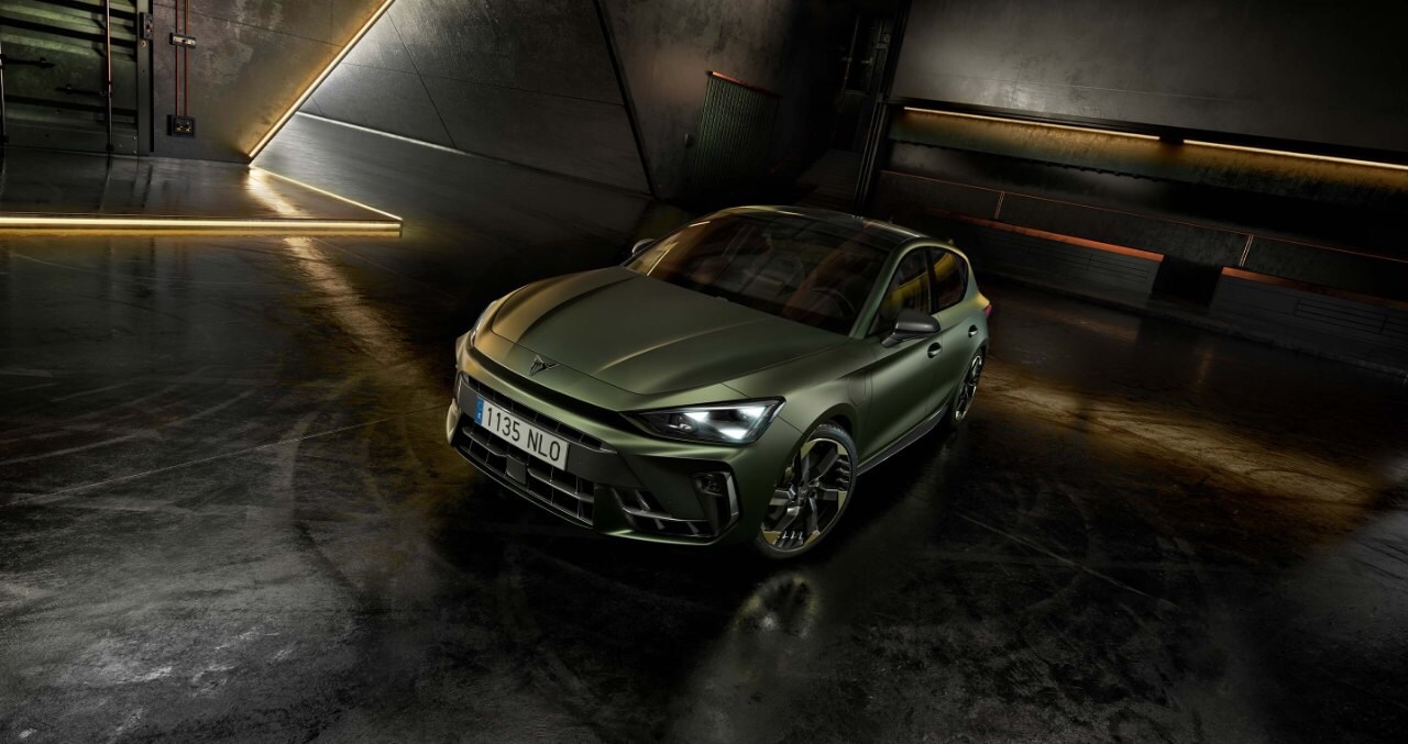 A CUPRA Leon Tribe Edition parked