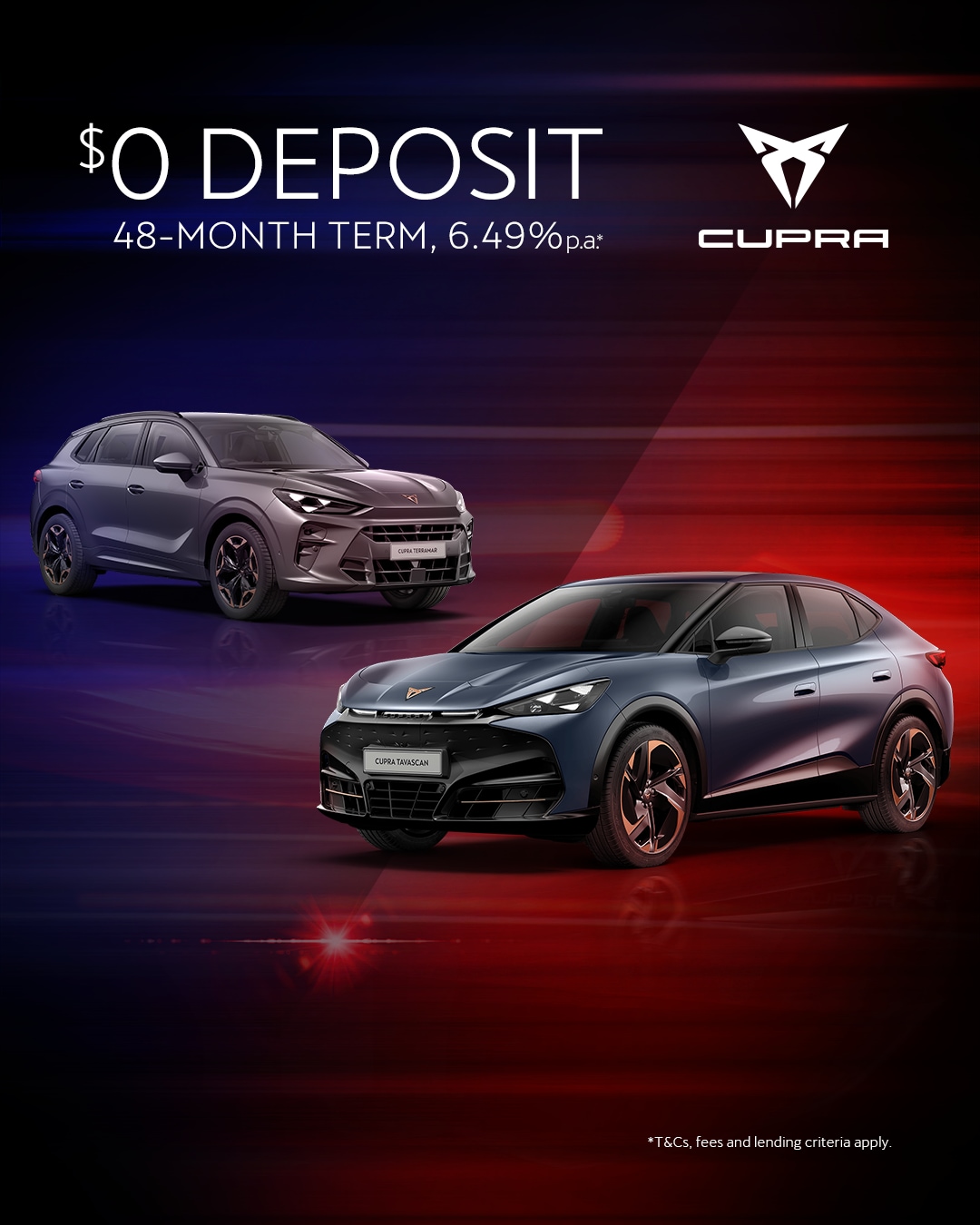 cupra terramar hybrid suv, new 2024 model, side view, featuring 20-inch america’s cup alloy wheels and akebono brakes, enceladus grey matt, on a wet pavement by the sea at sunset. 