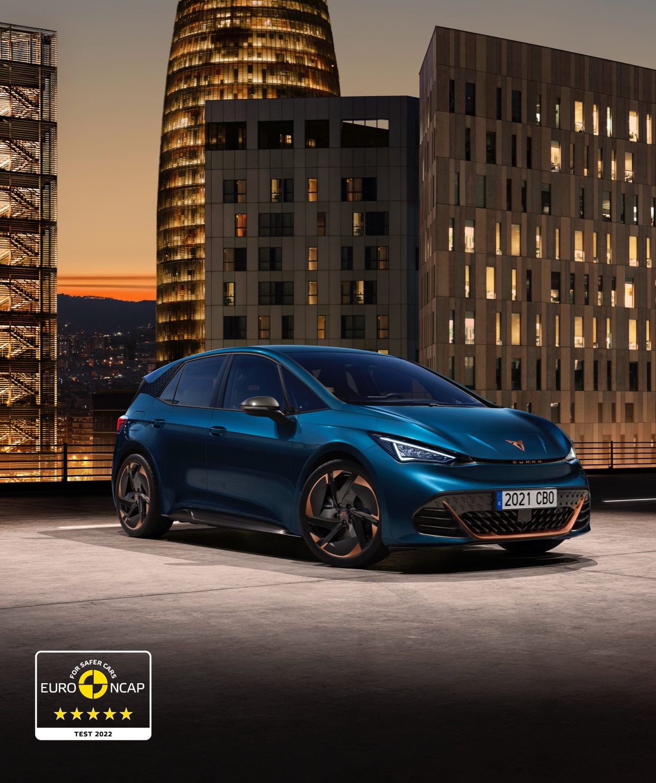 The new CUPRA Born 100 electric car CUPRA