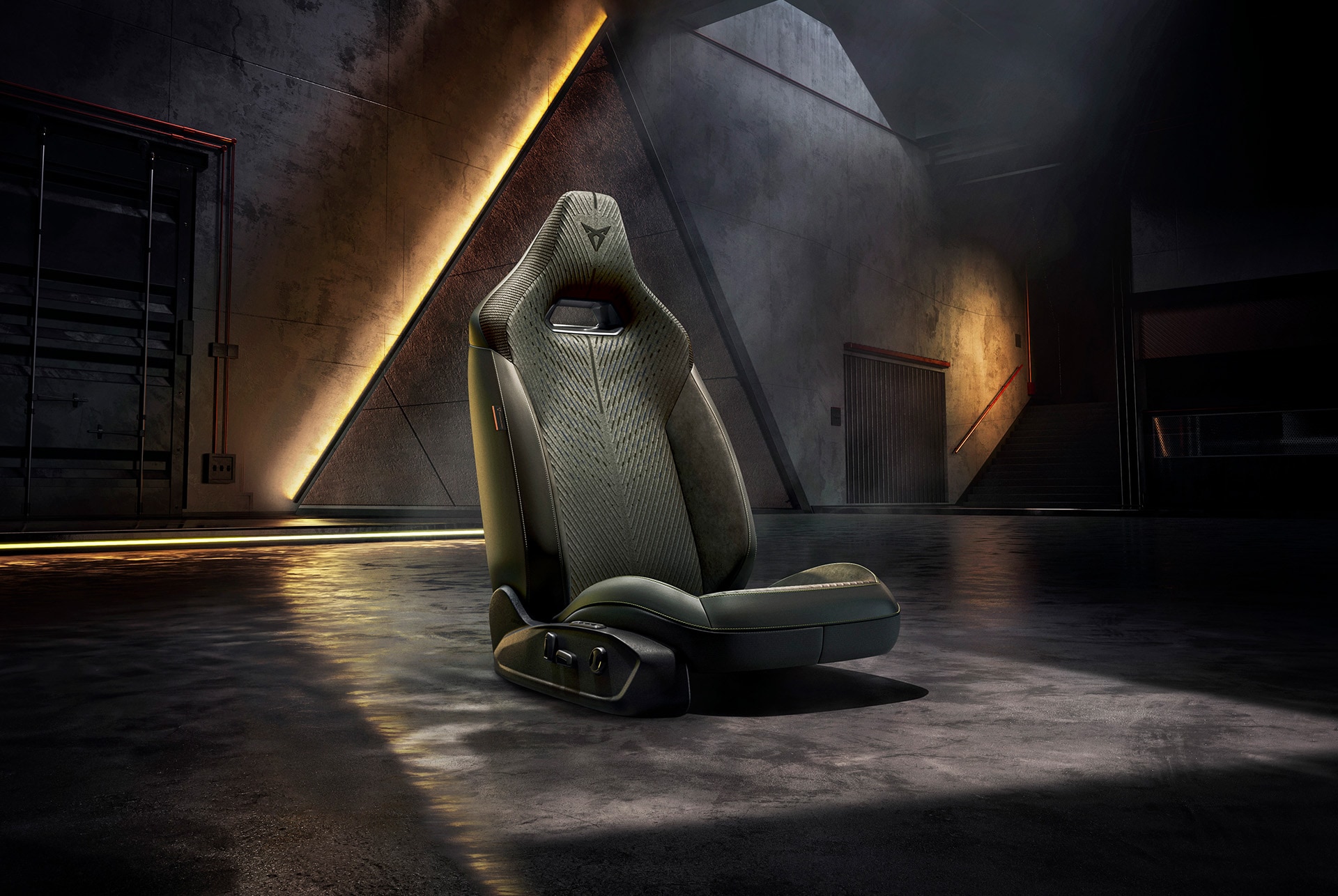 Tribe upholstery from the CUPRA Leon SP Tribe Edition, crafted with 3D knitting tech.