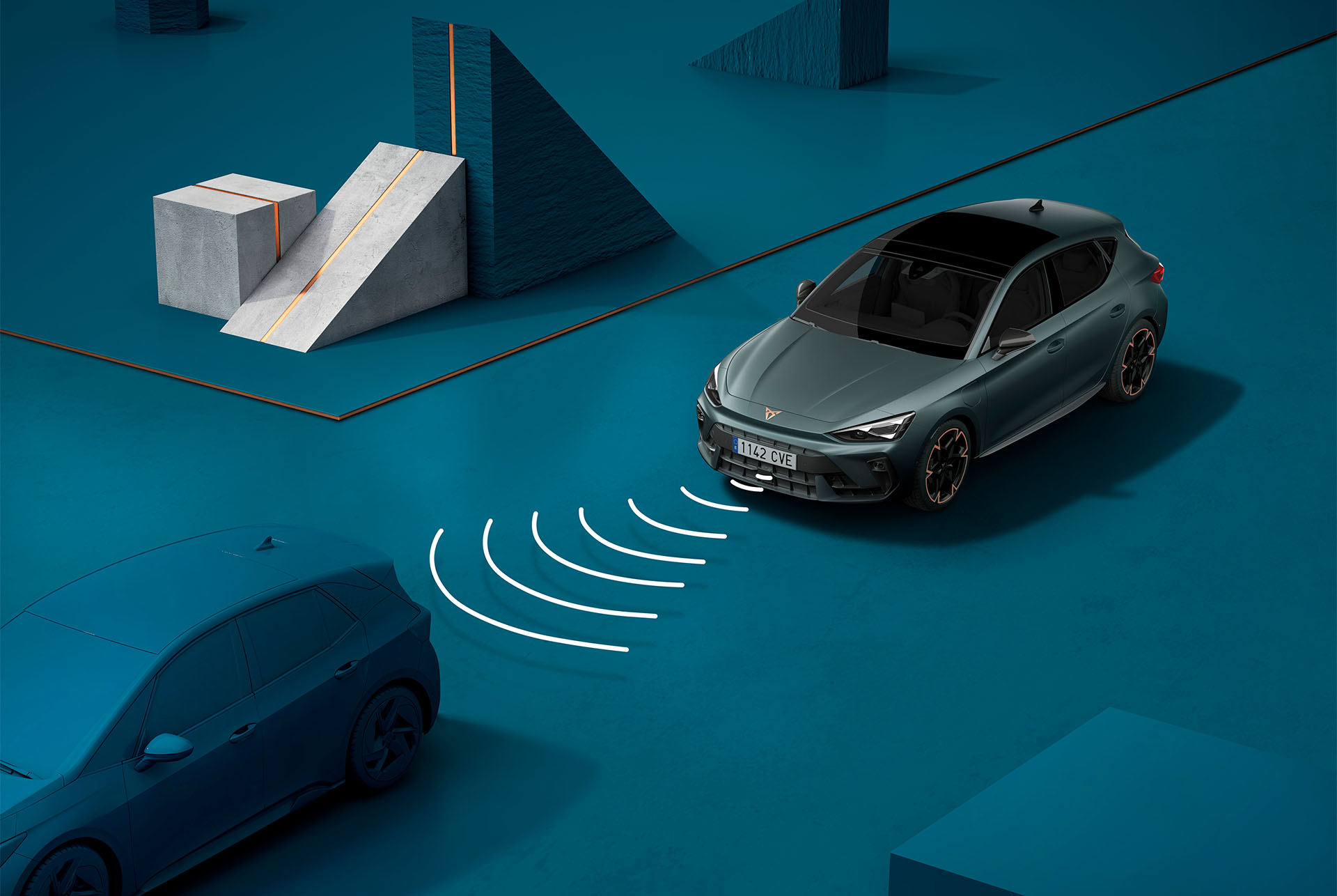 : how to use new cupra leon sportstourer 2025 and adaptive cruise control system, visual demo