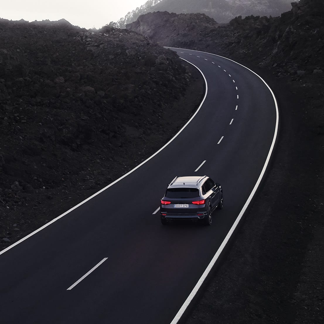 CUPRA Ateca on the road