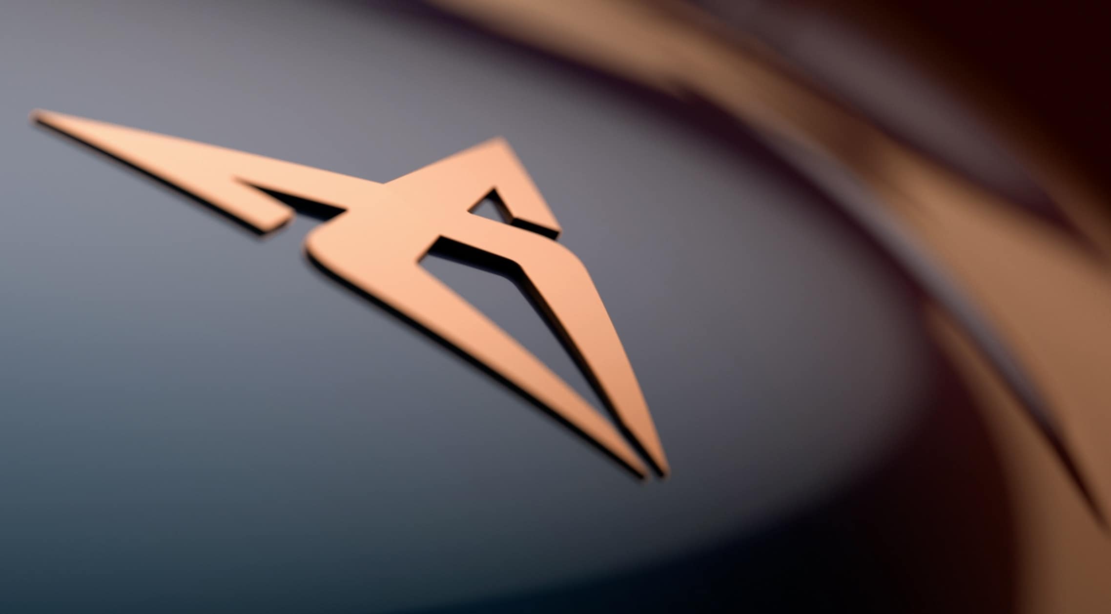 CUPRA el born full electric car CUPRA logo CUPRA el born full electric car CUPRA logo